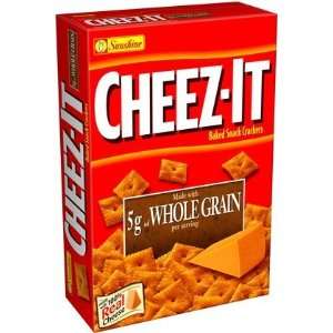 Cheez It Baked Snack Crackers, Whole Grain, 13.7 oz, 4 ct (Quantity of 