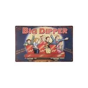  Big Dipper Roller Coaster Metal Sign