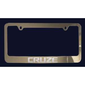  Chevrolet Cruze License Plate Frame (Zinc Metal 