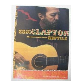 Eric Clapton Promo Poster Reptile Playing His Guitar