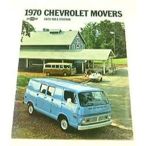  1970 70 Chevrolet CHEVY VAN and SPORTVAN BROCHURE 10 20 
