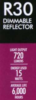 12 Dimmable Reflector Fluorescent Bulbs CFL 65 Watt R30  