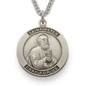   Jewelry Patron Saint Patron Saint St Medal Catholic w/Chain 24 Length