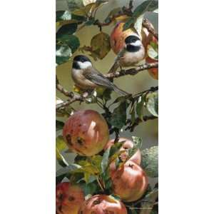  Carl Brenders   Chickadees and Apple Tree Canvas Giclee 