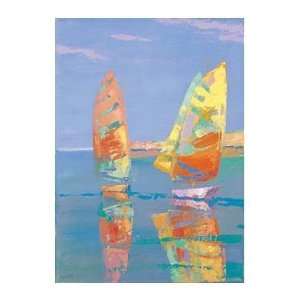 com Boat Race II by Joaquin Moragues. size 15.75 inches width by 21 