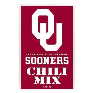 Oklahoma Sooners NCAA Chili Mix   2.75oz Grocery & Gourmet Food