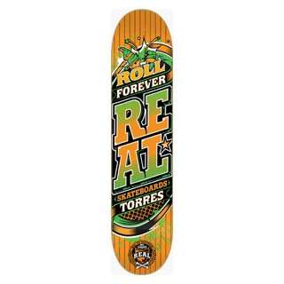  Real Skateboards Torres No League Deck  7.9 Sports 