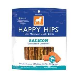  Dogswell Salmon Happy Hips Dog Jerky Treat 15 oz Bag Pet 