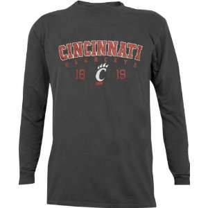  Cincinnati Bearcats Pigment Dye Long Sleeve T Shirt 