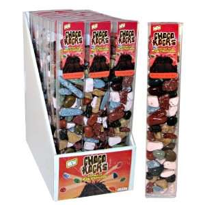 Choco Rocks Tube (Pack of 24)  Grocery & Gourmet Food