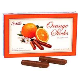 Orange Sticks Milk Chocolate Theater Box 12 Count  