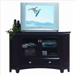   Concordia Corner 50 TV Stand in Chocolate Maple Furniture & Decor