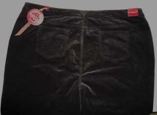 Womens Charter Club NWT Black Slim It Up Corduroy Jeans Size 22W 24W 