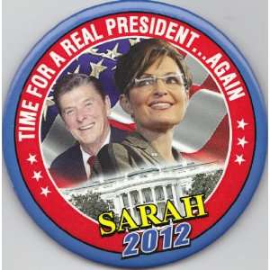  Sarah Palin For President 2012 3.5 Button Everything 
