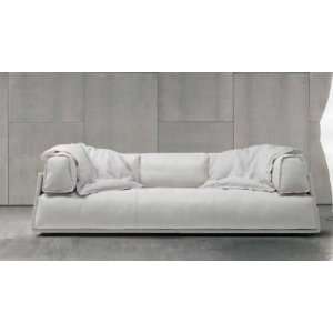  Vig Furniture Iris   Modern Fabric Sofa In White