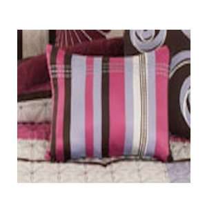  Choppy Pink Striped Breakfast Pillow