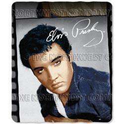 New 50X60 Elvis Presley IDOL Fleece Blanket Throw KING  