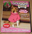 Snuggie For Dogs Dog Pet Large Pink Coat Blanket NIB