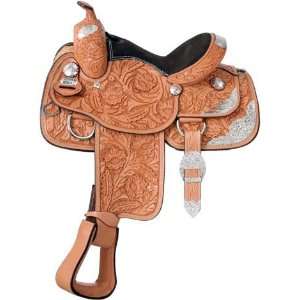 Silver Royal Grand Majestic Youth Show Saddle  Sports 