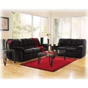  Black Sofa & Loveseat Set Chair, Sofa and Sleep Sofa 