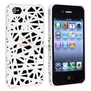   Bird Nest Rear White Hard Snap on Case Cover for iPhone 4 G 4S  