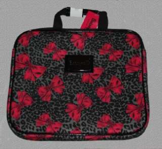 Betsey Johnson Betseyville Leopard Cheetah Pink / Red Bows Laptop 
