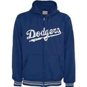  Los Angeles Dodgers Full Zip Hooded Polyester Softshell 