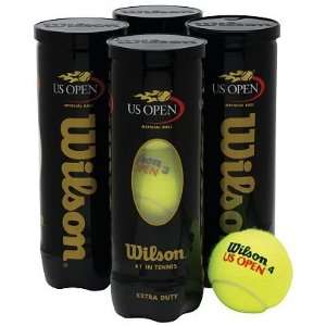  NEW Wilson US Open Extra Duty Tennis Balls 3 Pack YLW 