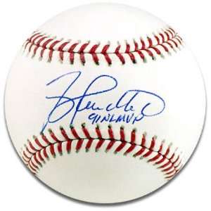  Terry Pendleton Autographed Baseball with 91 NL MVP 