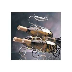 Bottle Wine Rack   Caddy, Chrome 