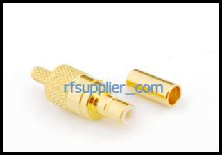 SMB Crimp male RF coaxial connector for RG178 RG174  