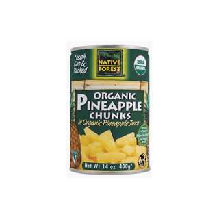 Native Forest Pineapple Chunks 14 oz. (Pack of 12)  
