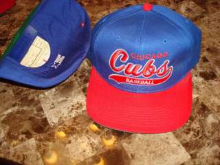 CHICAGO CUBS STARTER 90s HAT CAP VINTAGE SNAPBACK  