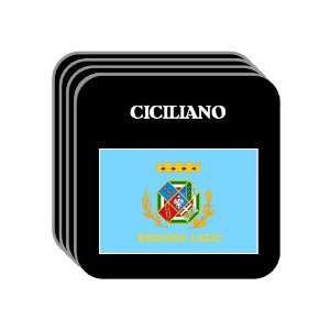  Italy Region, Lazio   CICILIANO Set of 4 Mini Mousepad 