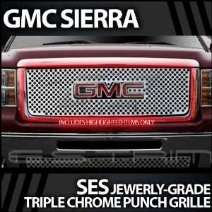   2007 2010 GMC Sierra SES Chrome Cicle Punch Grille (top) Automotive