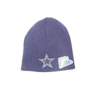  Dallas Cowboys Blue Child Size Beanie Hat Ski Skull Cap 