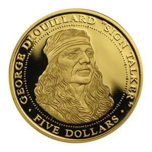  2003 Shawnee Indian .999 Gold   Drouillard (.20 oz) Toys 