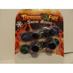  Dragon Fire Snow Board   2 Per Package 