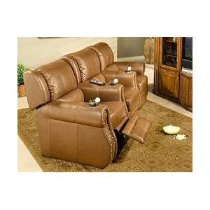   Leather Home Theater Cinema Seating  3 Seat