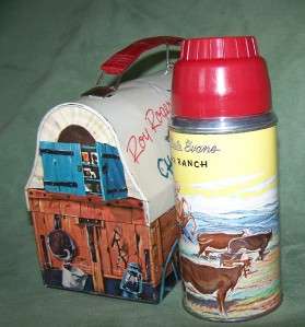 ROY ROGERS AWESOME DOME CHOW WAGON LUNCH BOX AND THERMOS  
