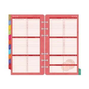  Day Timer Flavia Portable Size 2 Page Per Week Refill, 3 