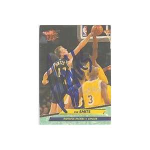  Rik Smits, Indiana Pacers, 1992 Fleer Ultra Autographed 