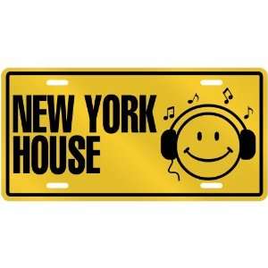  NEW  SMILE    I LISTEN NEW YORK HOUSE  LICENSE PLATE 
