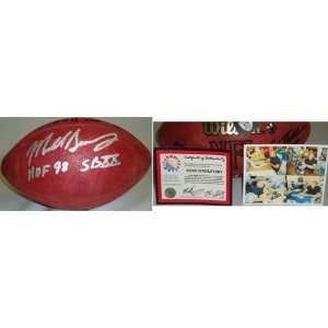  Mike Singletary Signed Wilson Game Ball Inscribed Sports 