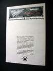 Texaco Marine Products Palmer Engine Plate print Ad
