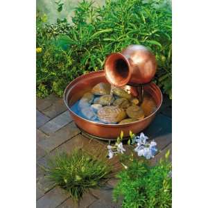  Smart Solar® Cairo Fountain Brushed Copper Kitchen 