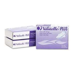 RMC Naturelle Sanitary Napkins,Protective Wings   250 / Carton   White
