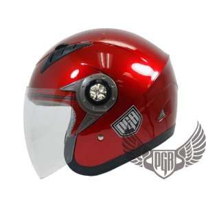  PGR 202 Jet Pilot Motorcycle Helmet Open Face DOT approved 