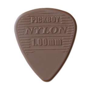  Pickboy Classic Nylon, Dark Brown, Nylon, 1.00mm, 50 picks 
