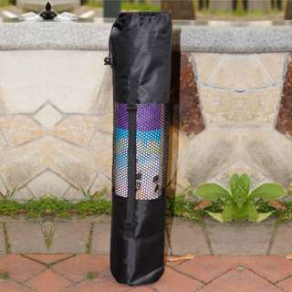 New 6mm PVC Printing Practice Tote Yoga Mat Bag Purple  